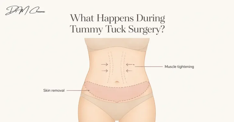 During Tummy Tuck Surgery