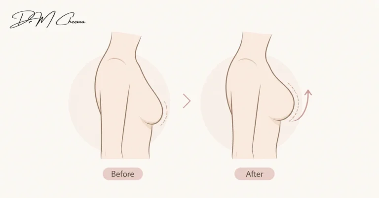 breast uplift before after