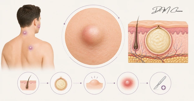 Sebaceous Cyst Look and Feel Like